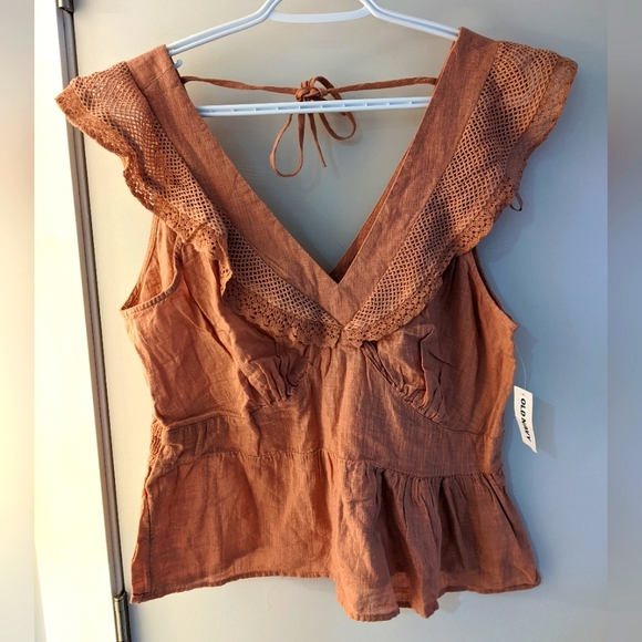 NWT Orange Old Navy Tank Top Size L - Picture 1 of 4